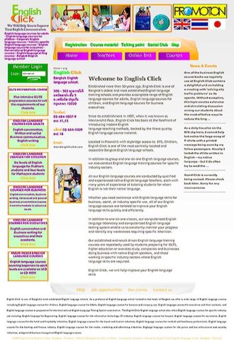 This project was a total make-over including a custom designed template, re-writing and editing content, customized scripts, and SEO. More than 12 pages were removed from the original design. The website operates in both Thai and English language and utilizes WordPress as the content management system