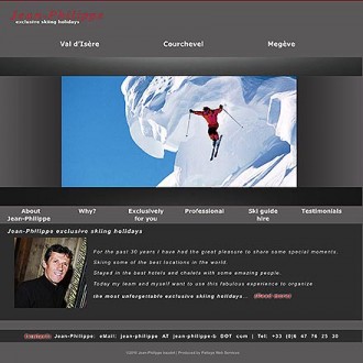 This website takes a minimalist approach to present a classy website to an exclusive range of people. The site contains extensive expansion capabilities and incorporates a JS slide show and heavy SEOing to focus on exclusive skiing holidays in Val d’Isere, Courchevel, and Megève.