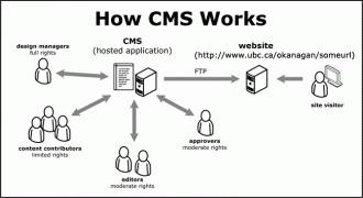 How a CMS such as WordPress works